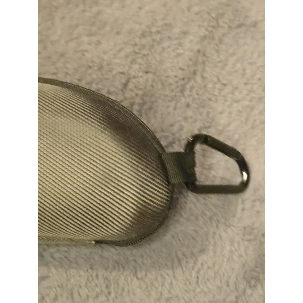 Hurley‎ X Sunglasses Case Gray Black Semi-Hard Protective Zipper Case Only EUC